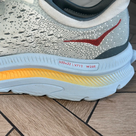 Hoka Men's Kawana Balanced Running Shoes in Light Blue - Picture 9 of 12